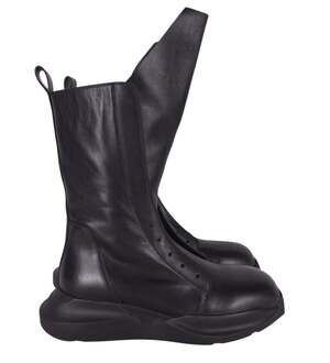 Rick Owens Geth Army Boots US 8 EU 41 Mens Black Leather $1935